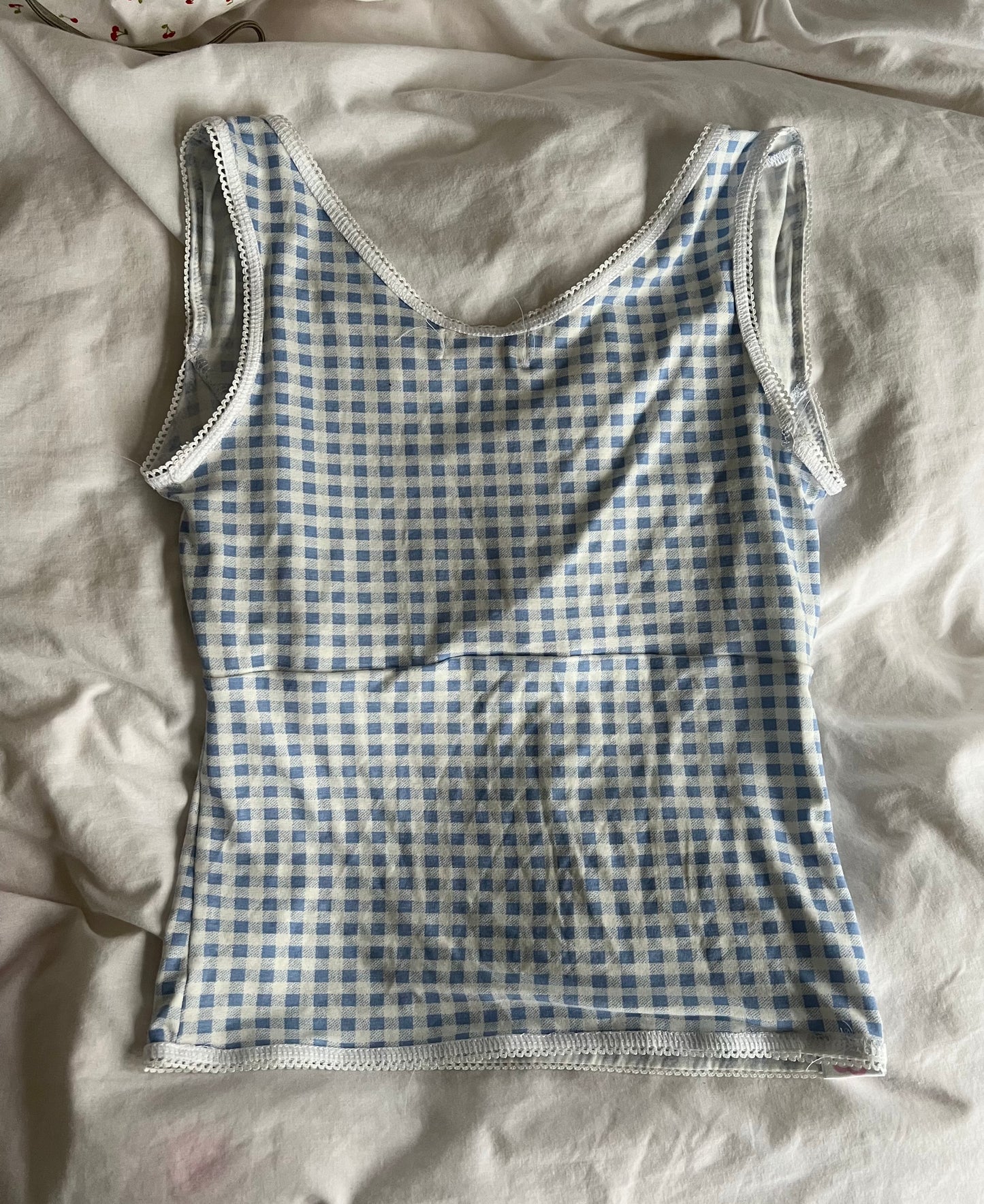 Blue Gingham - The Alice Top