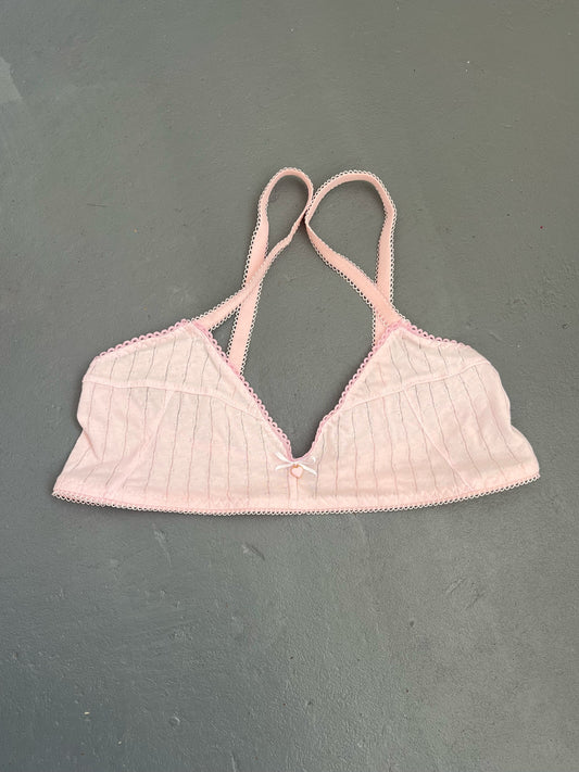 Pink Pointelle -  Bralette
