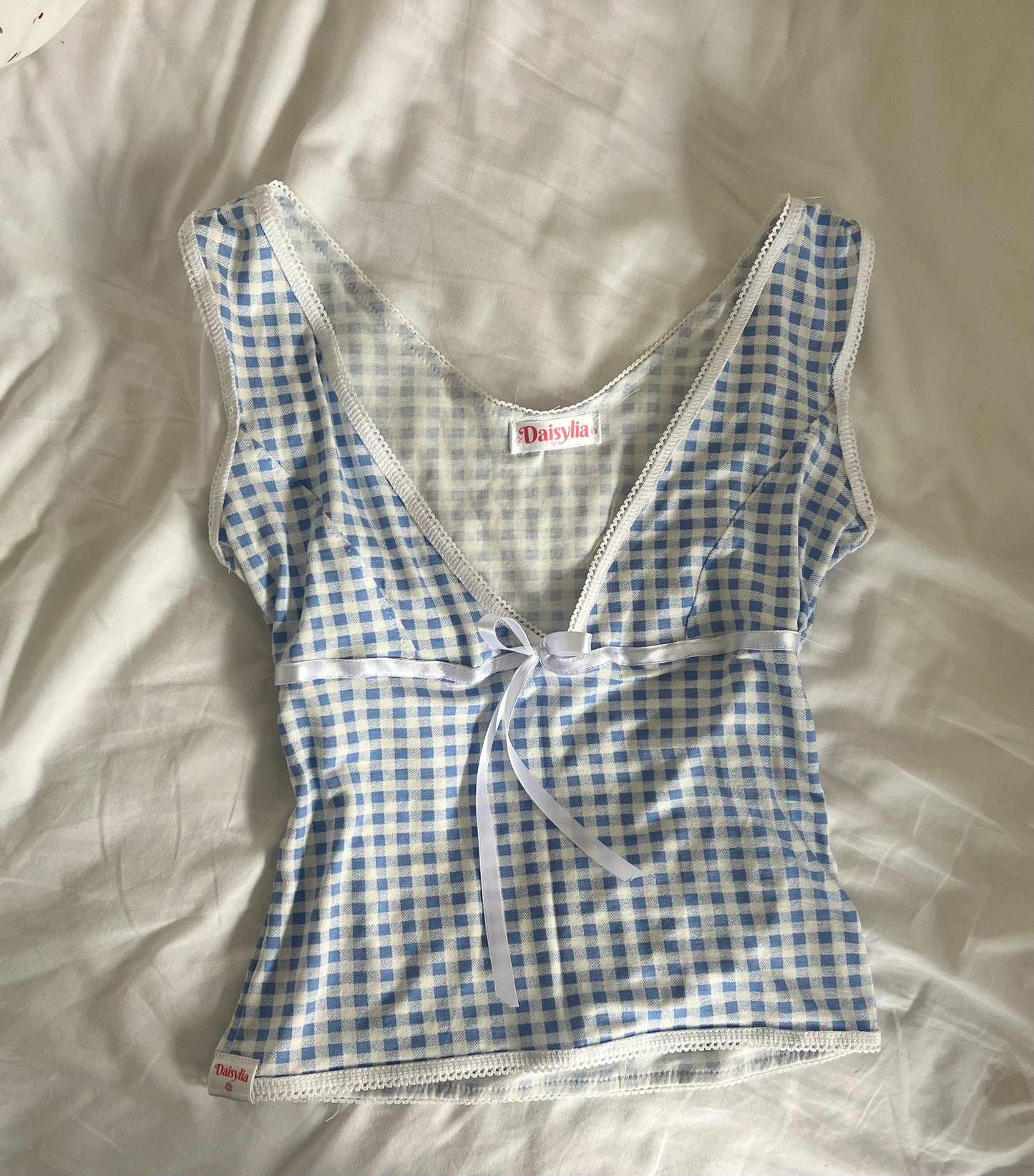 Blue Gingham - The Alice Top
