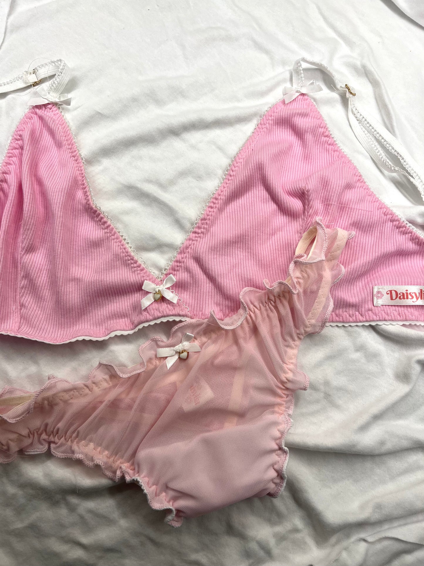 Marshmallow Ruffle Thong