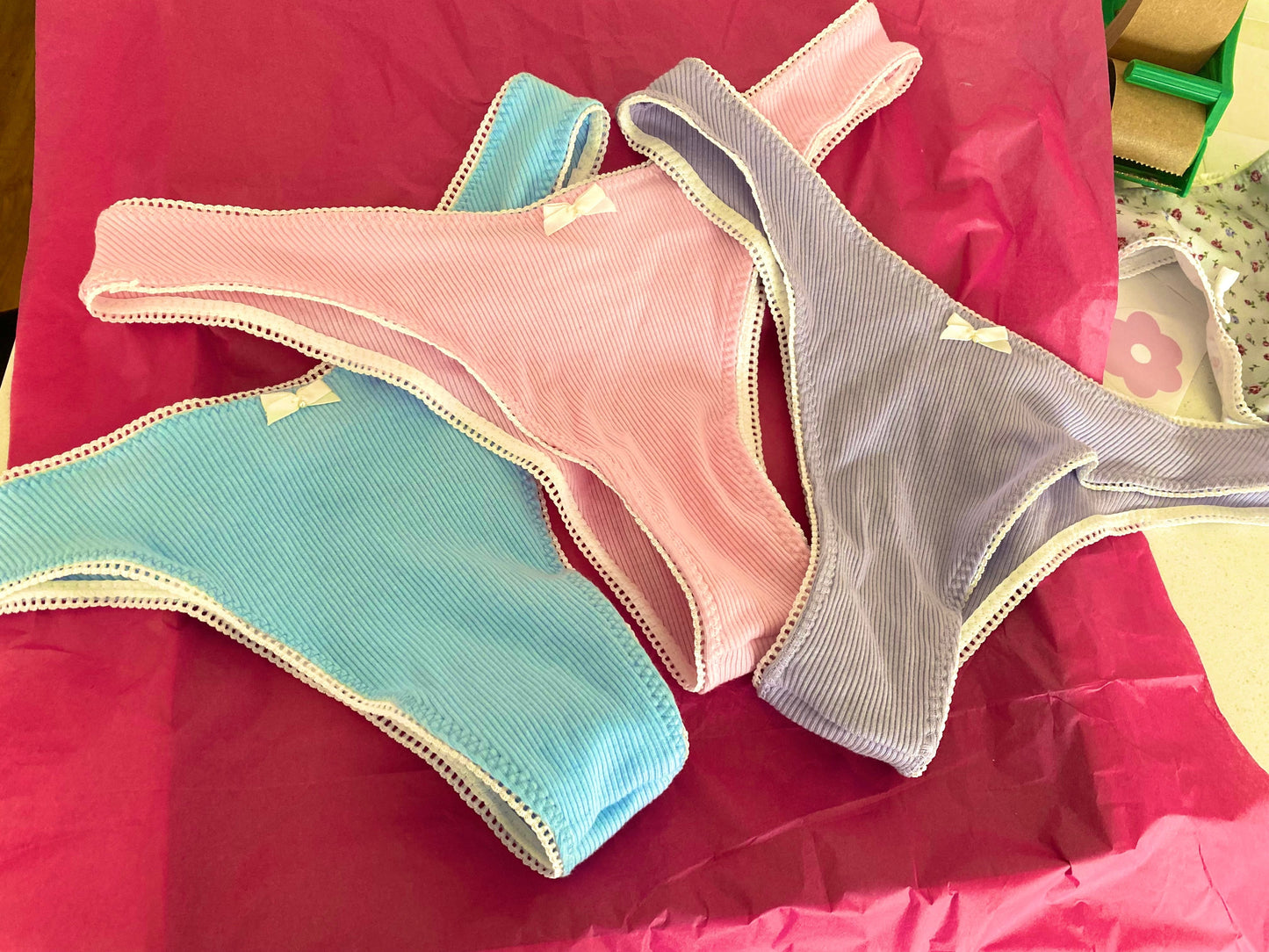 Pink Rib- Ivie Thong