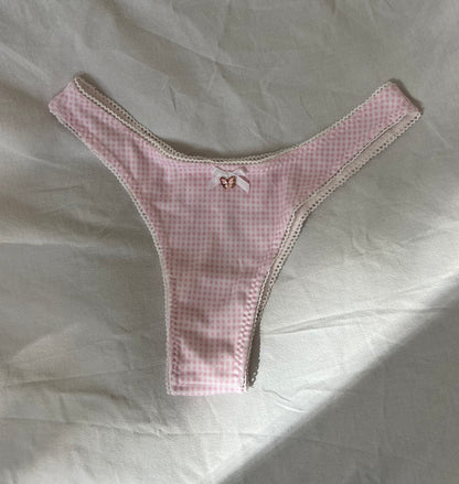 Pink Gingham - Gracie Knicker