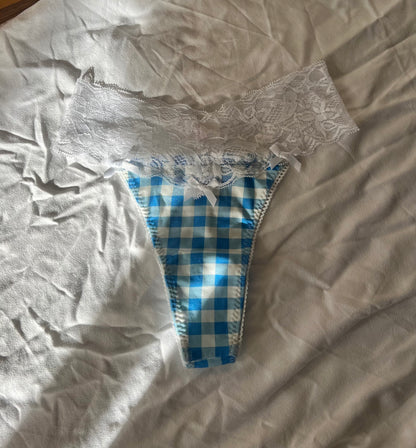 Blue Gingham - Elsie Thong