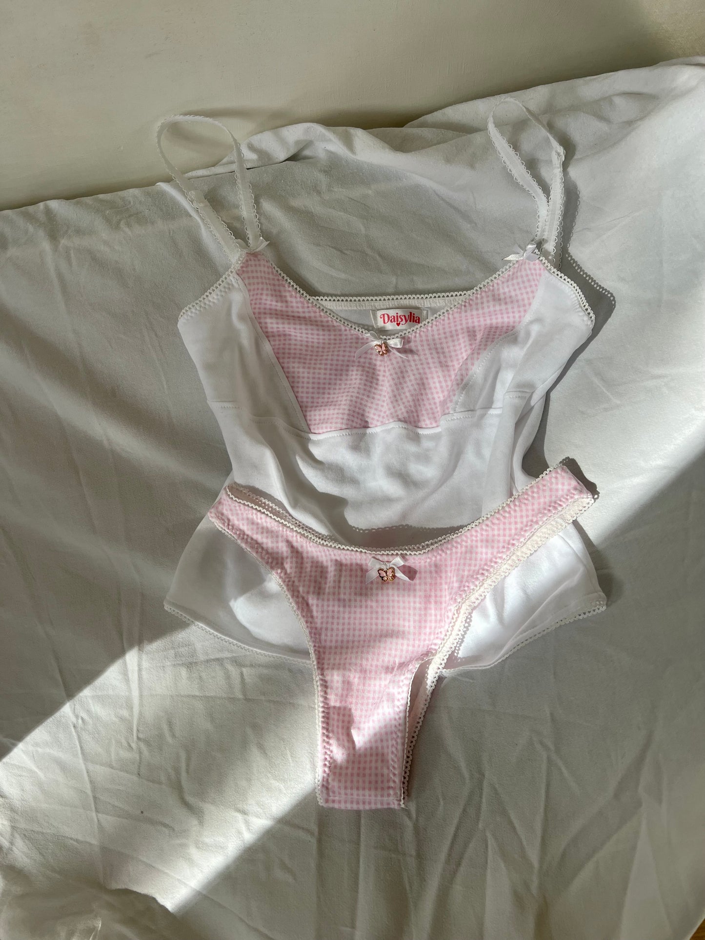 Pink Gingham - Gracie Knicker