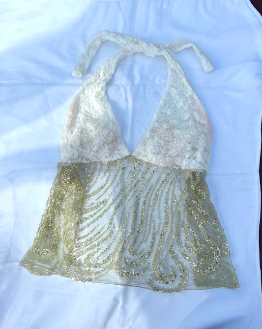 Kiwi Twist - Halter Neck