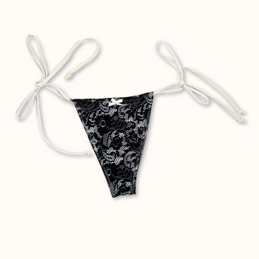 Onyx Lace - Bikini Bottoms