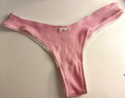Ribbed Gracie Knicker - Various Colours