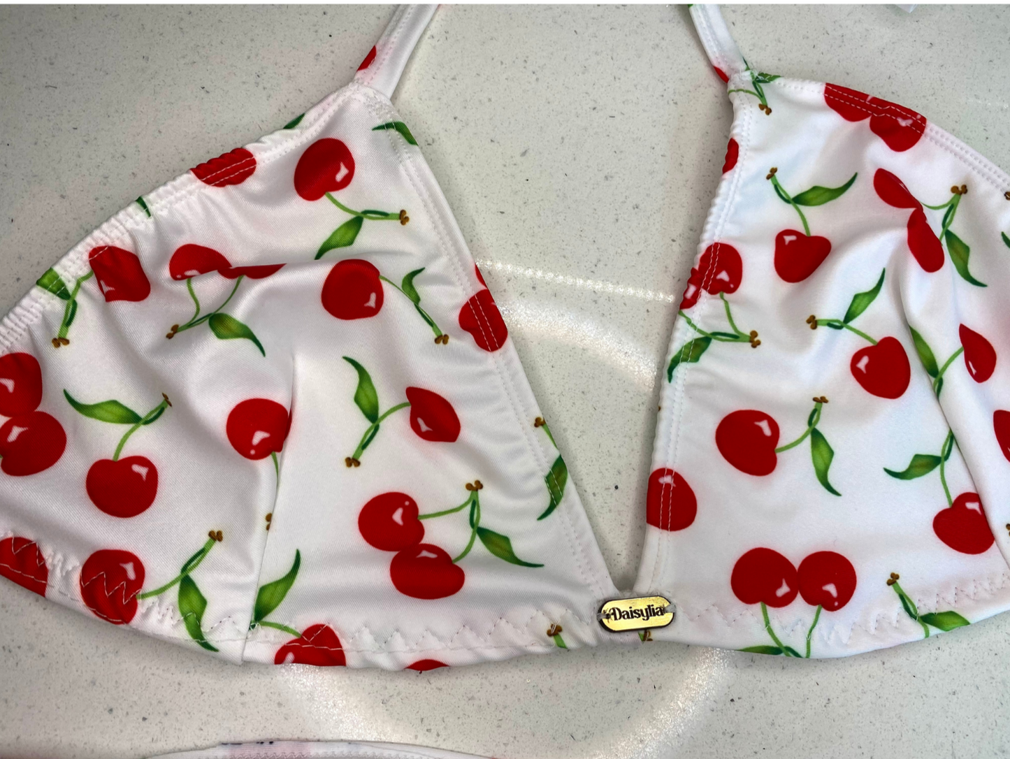 Cherries Bikini Top