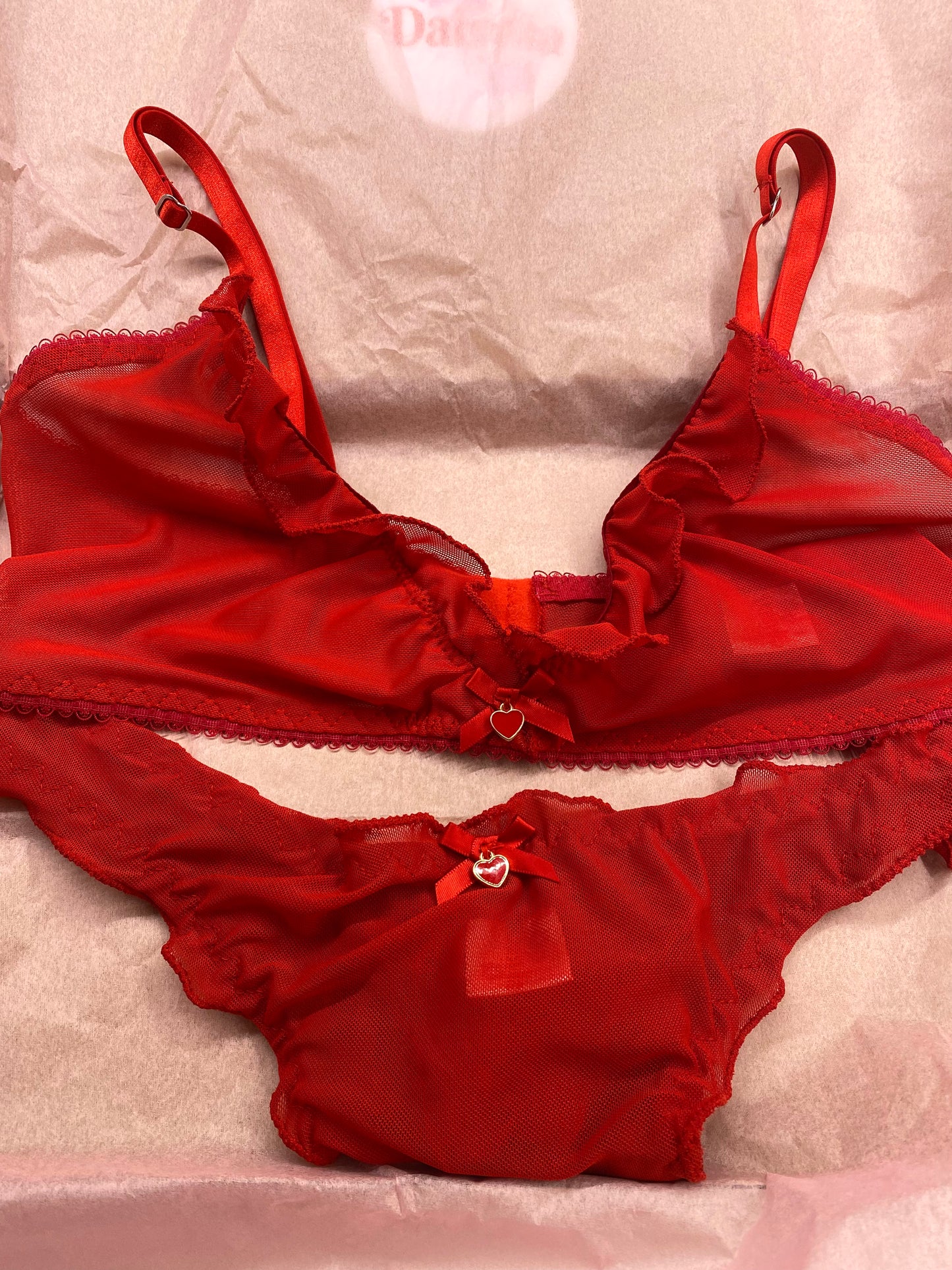 The Red-  Bralette