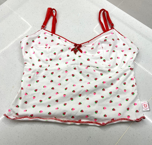 Strawberry Picnic - Bella Top - Sample Sale