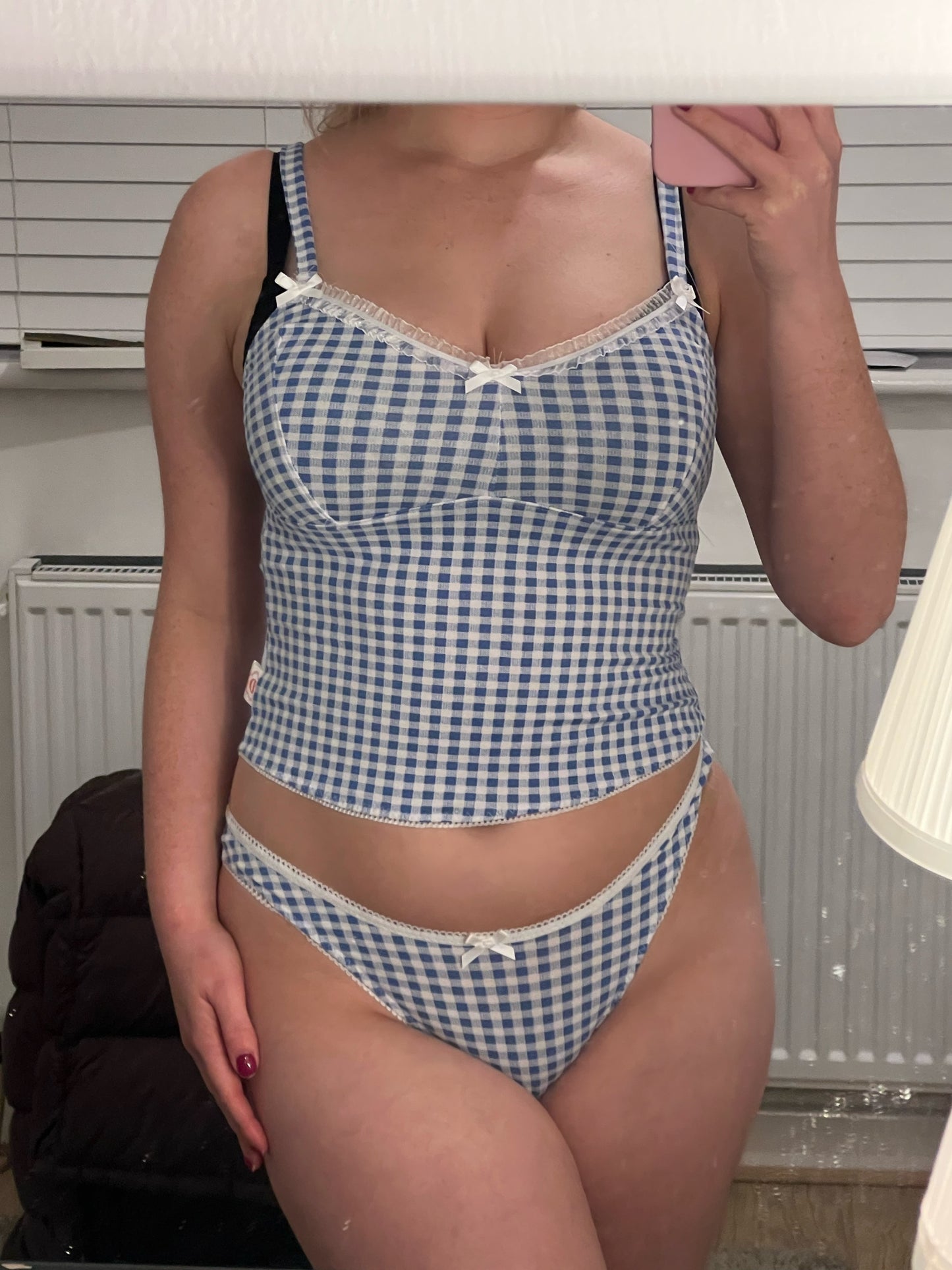 Blue Gingham - Gracie Knicker